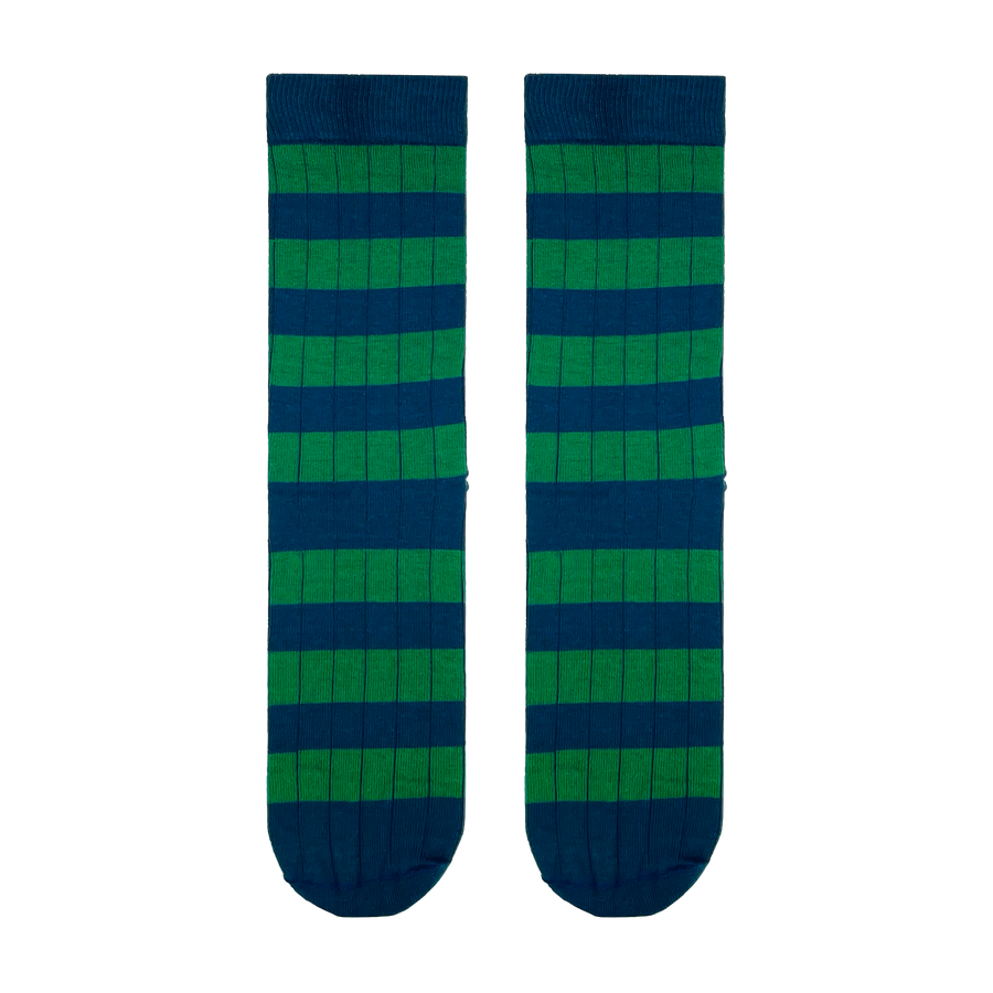 Rugby Stripe Blue Green