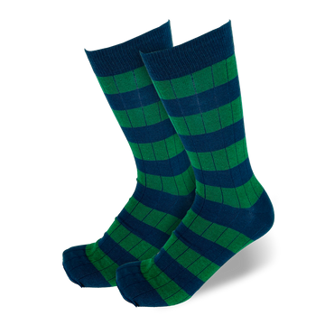 Rugby Stripe Blue Green