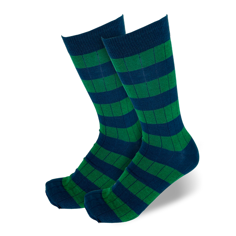 Rugby Stripe Blue Green