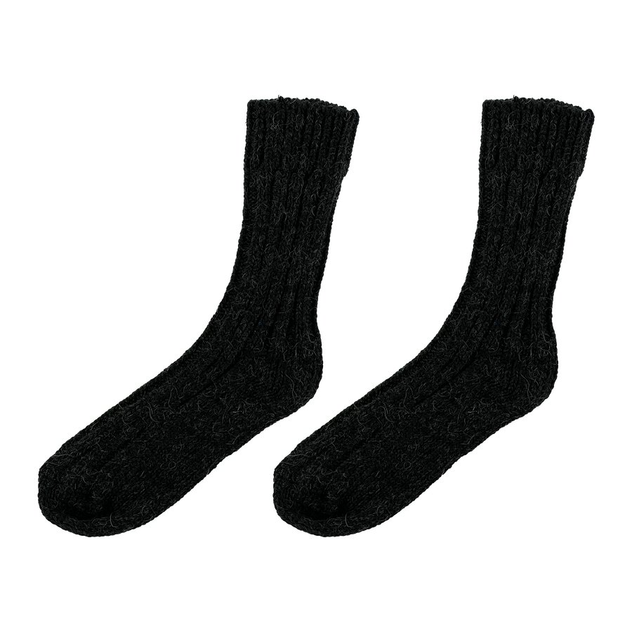 Alpaca Socks Dark Grey