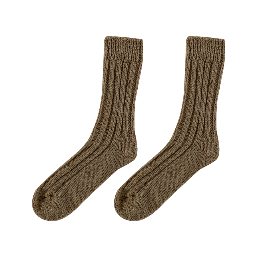 Alpaca Socks Beige