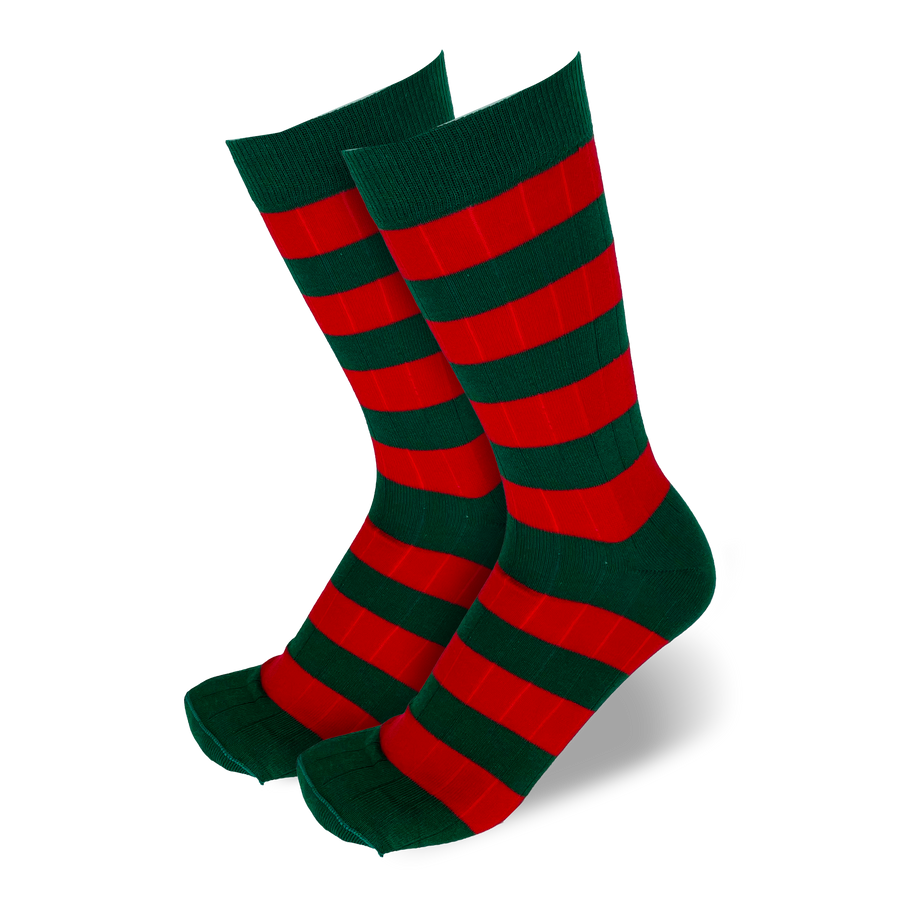 Rugby Stripe Red Green