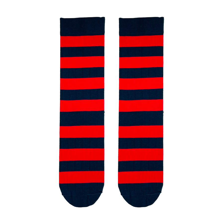 Rugby Stripe Red Blue